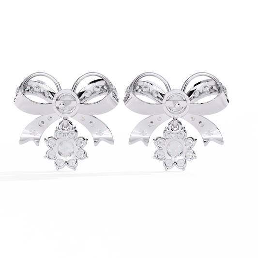 Seraphine Bow Diamond Earrings