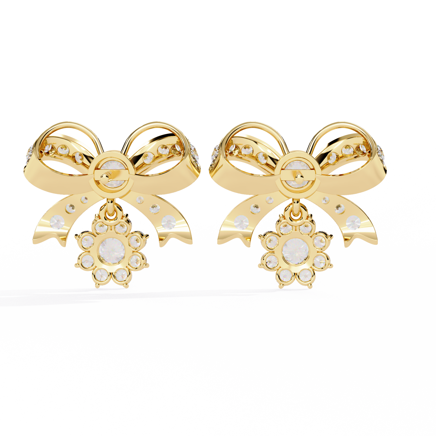 Seraphine Bow Diamond Earrings