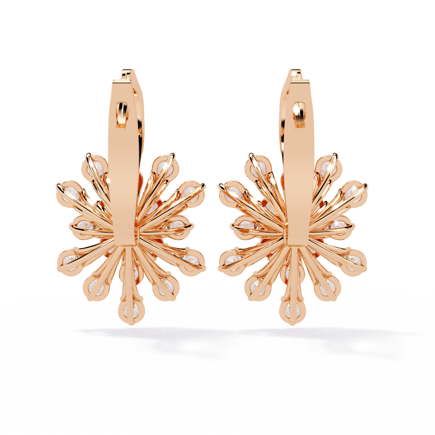 Astra Bloom Diamond Stud Earrings