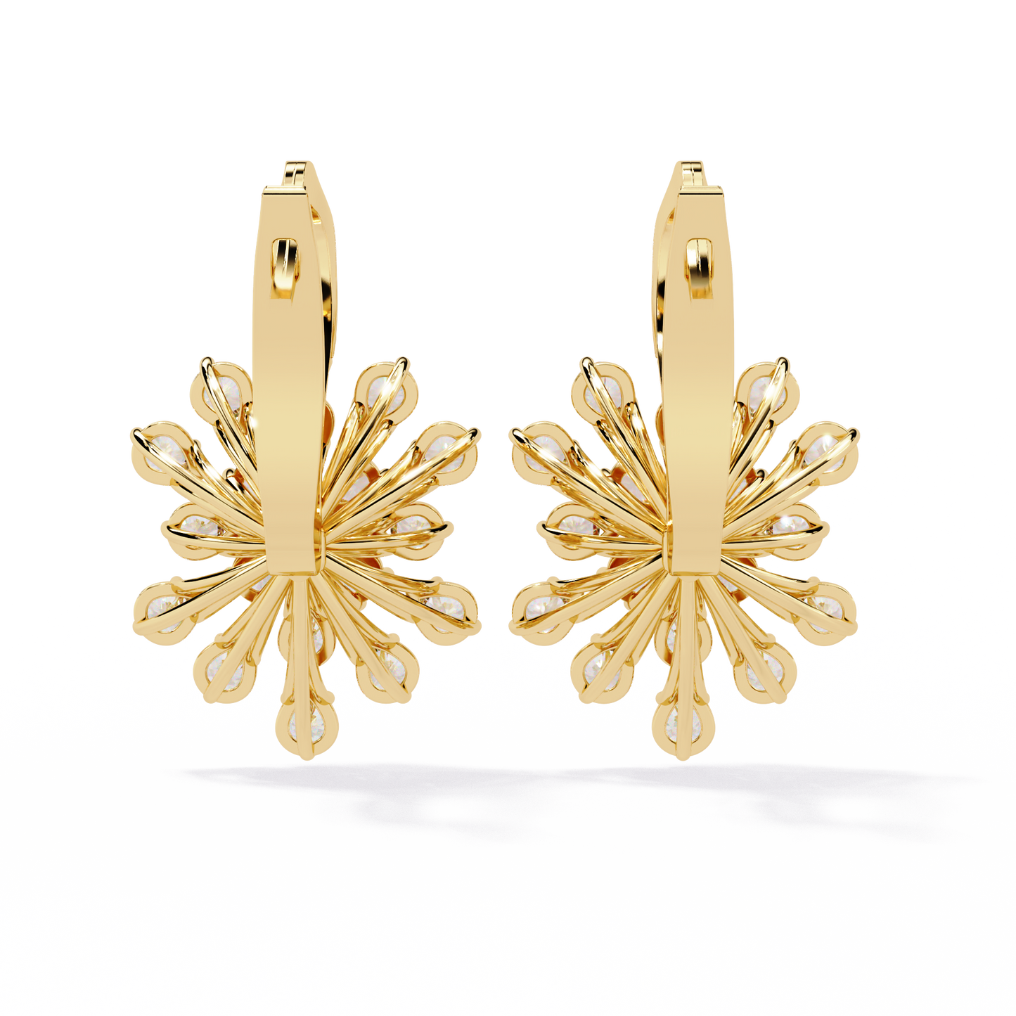 Astra Bloom Diamond Stud Earrings