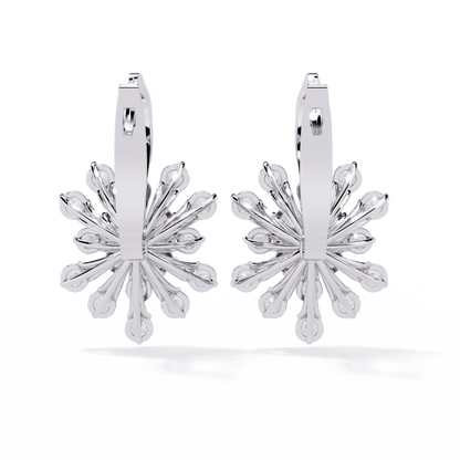 Astra Bloom Diamond Stud Earrings