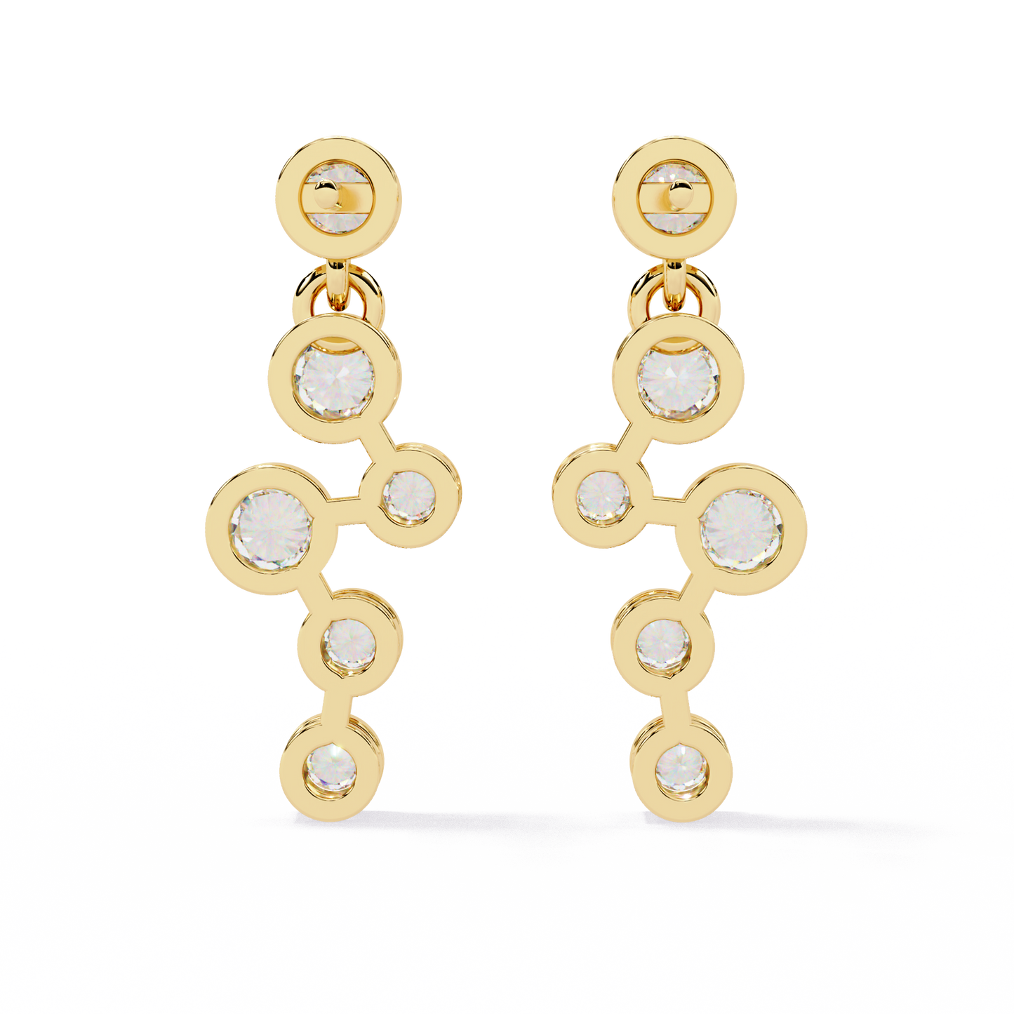Celeste Cascade Diamond Earrings