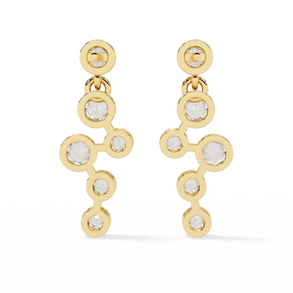 Celeste Cascade Diamond Earrings