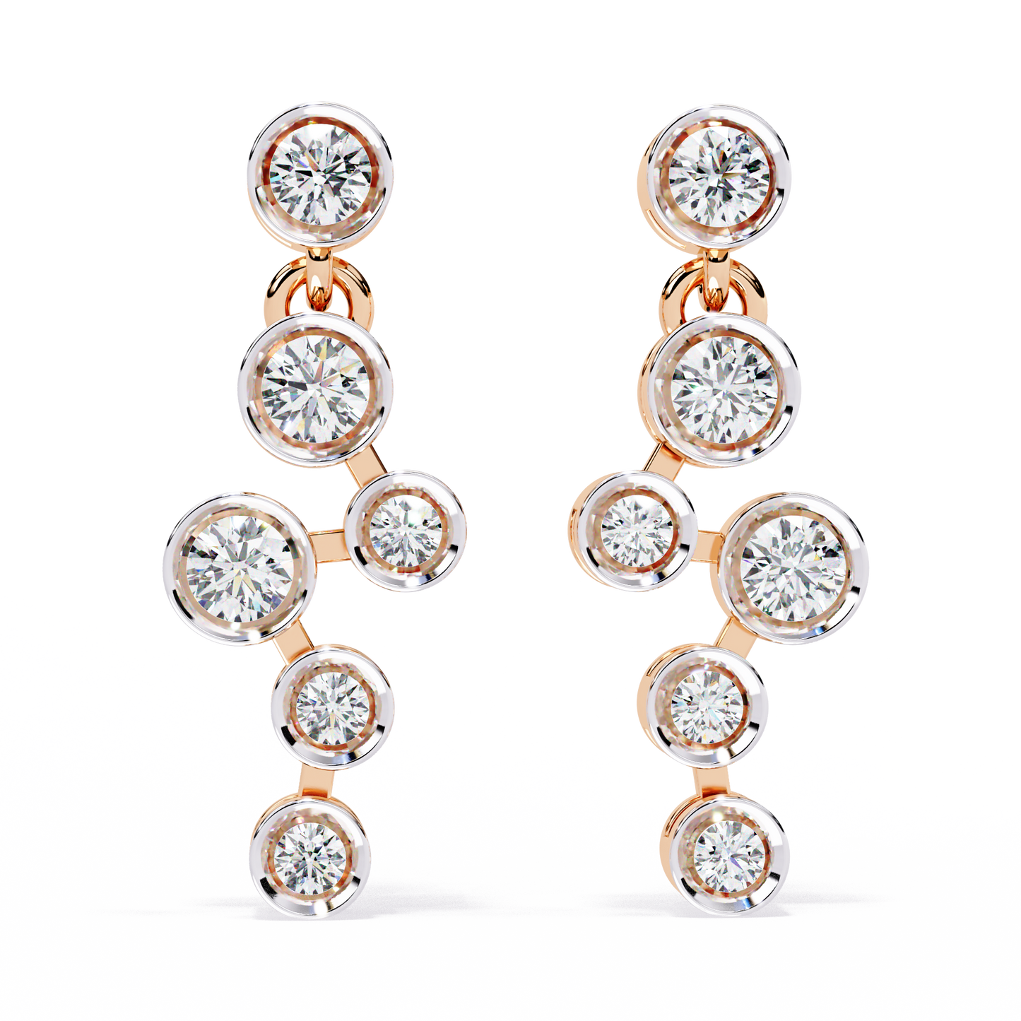 Celeste Cascade Diamond Earrings