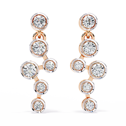 Celeste Cascade Diamond Earrings