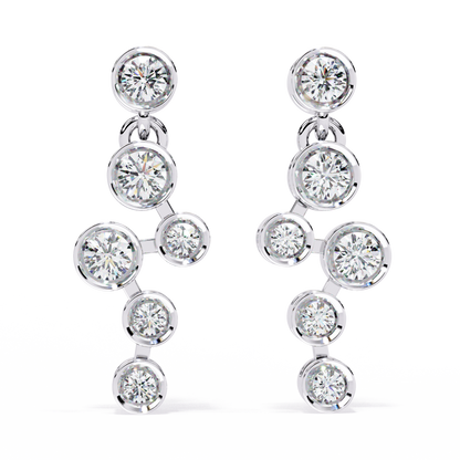 Celeste Cascade Diamond Earrings