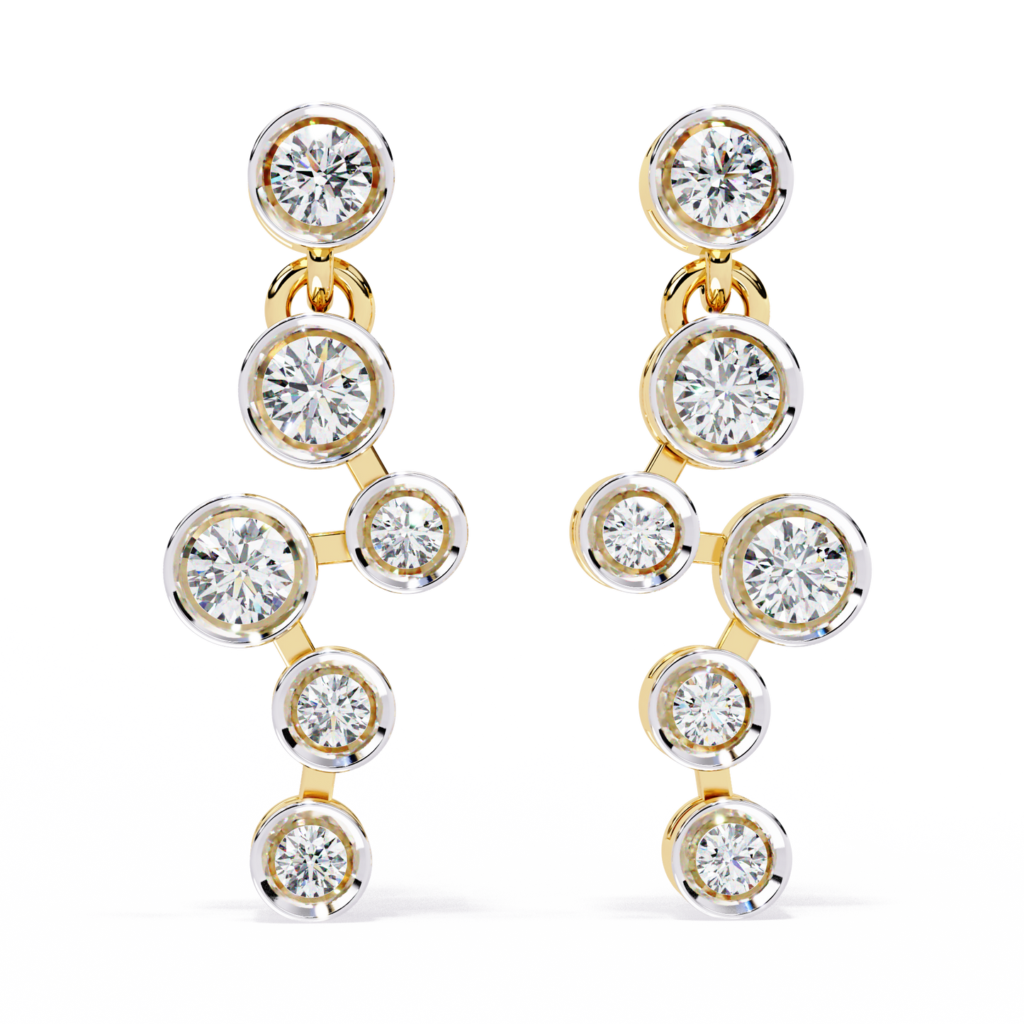 Celeste Cascade Diamond Earrings