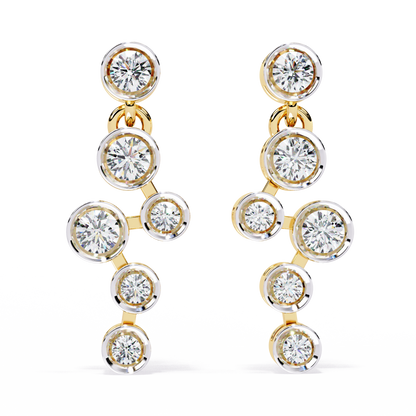 Celeste Cascade Diamond Earrings