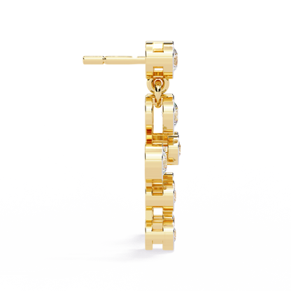 Celeste Cascade Diamond Earrings