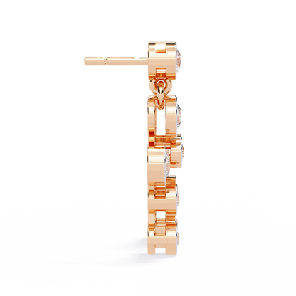Celeste Cascade Diamond Earrings