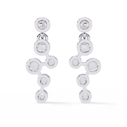 Celeste Cascade Diamond Earrings