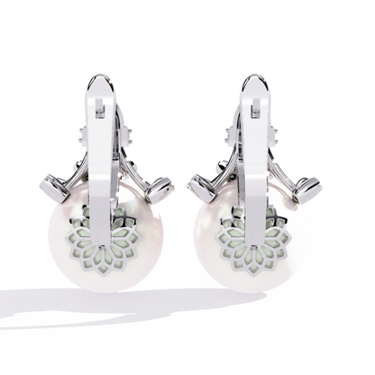 Celeste Pearl Crown Earrings