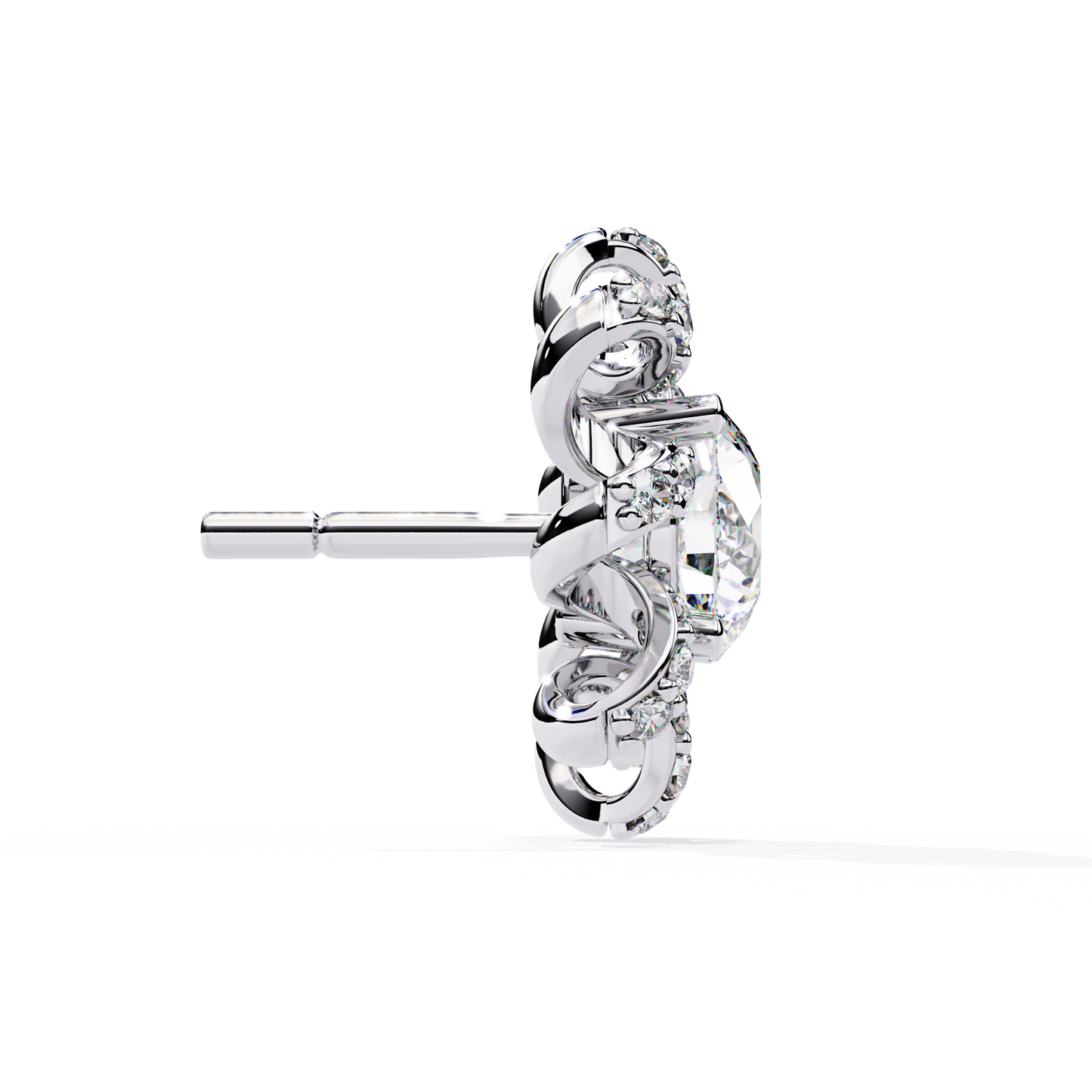 Heliora Floral Diamond Earrings