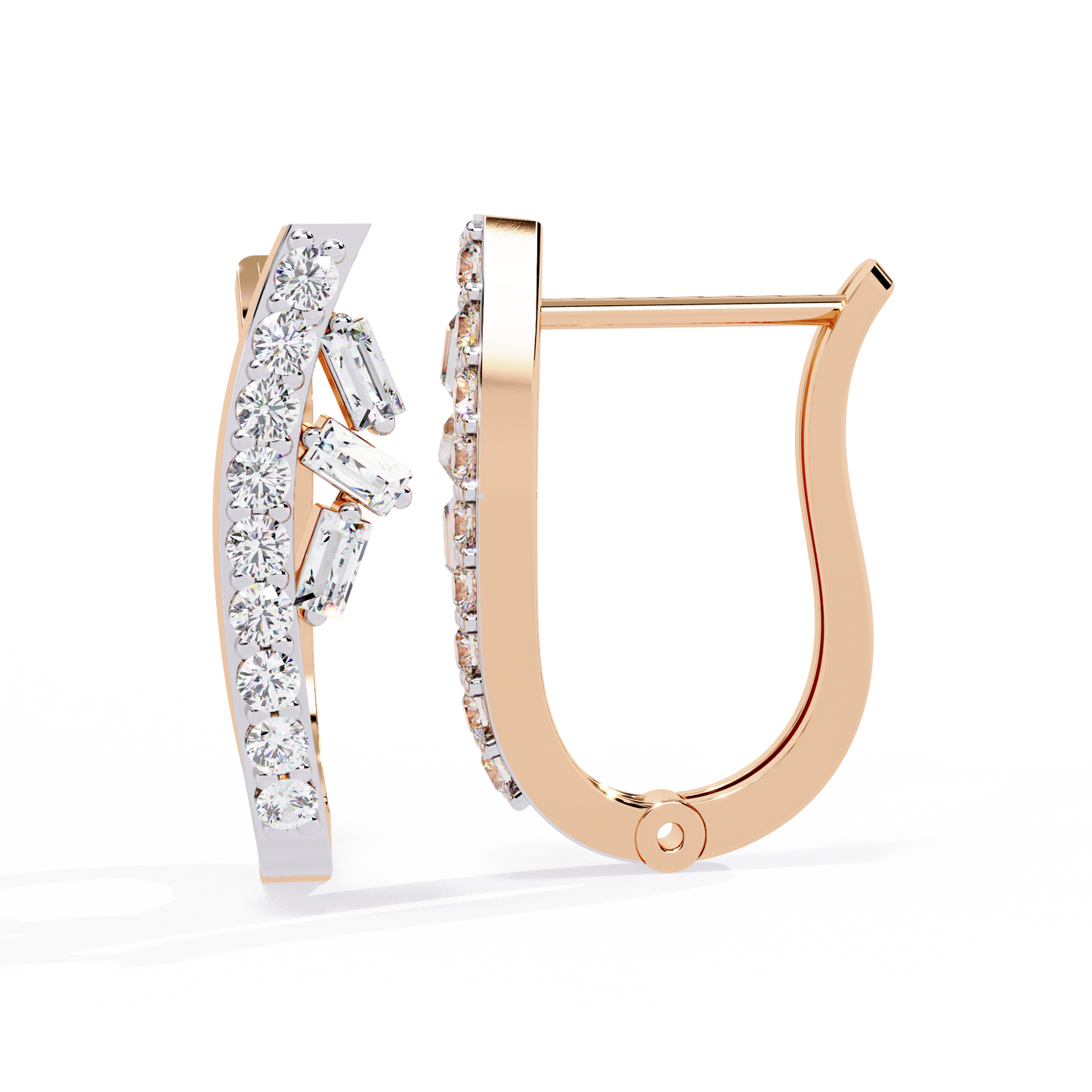 Aurielle Diamond Hoop Earrings