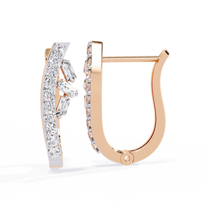 Aurielle Diamond Hoop Earrings