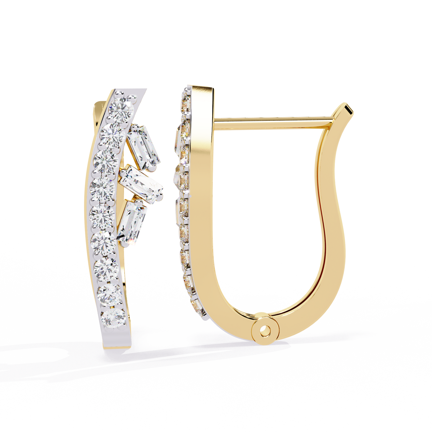 Aurielle Diamond Hoop Earrings