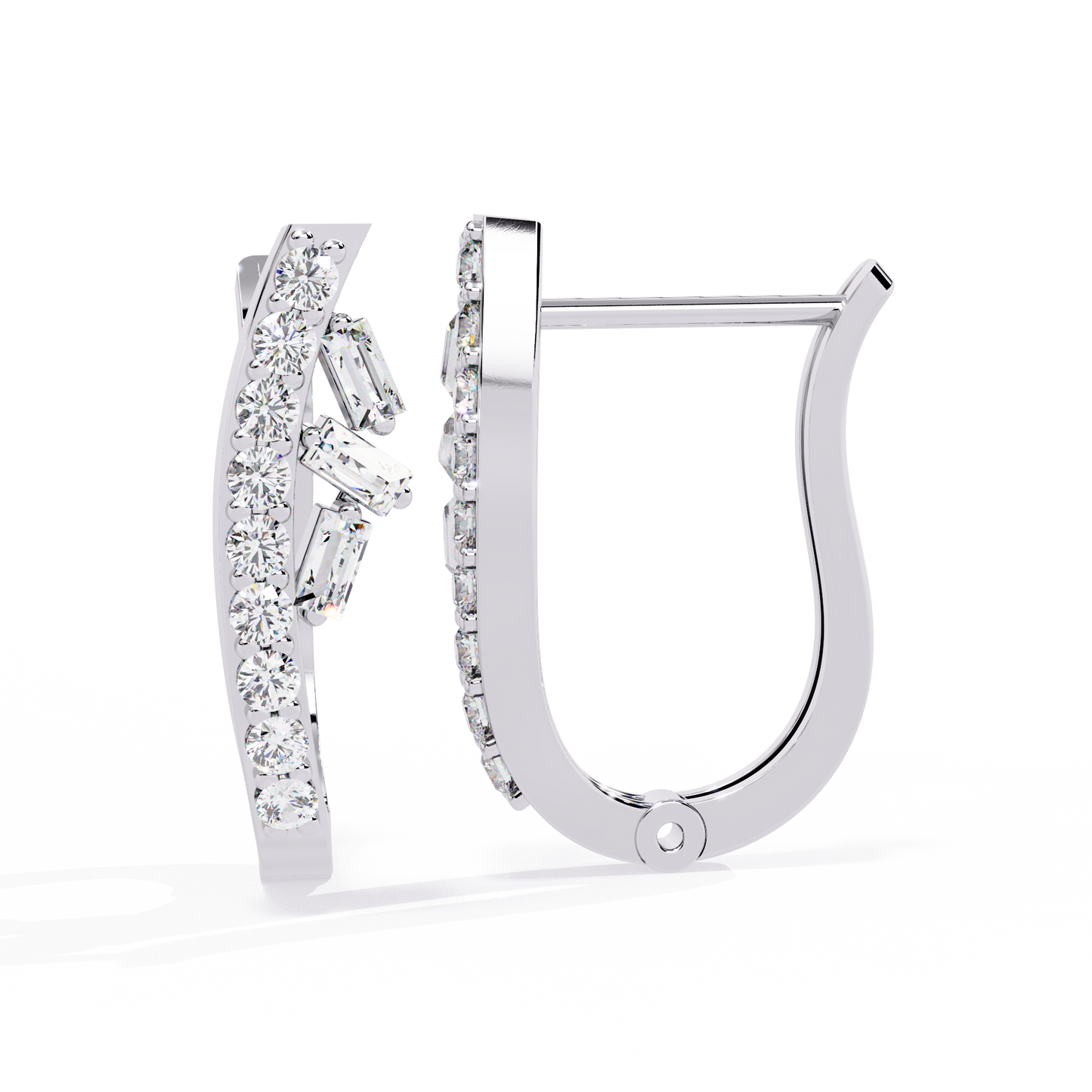 Aurielle Diamond Hoop Earrings