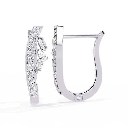 Aurielle Diamond Hoop Earrings