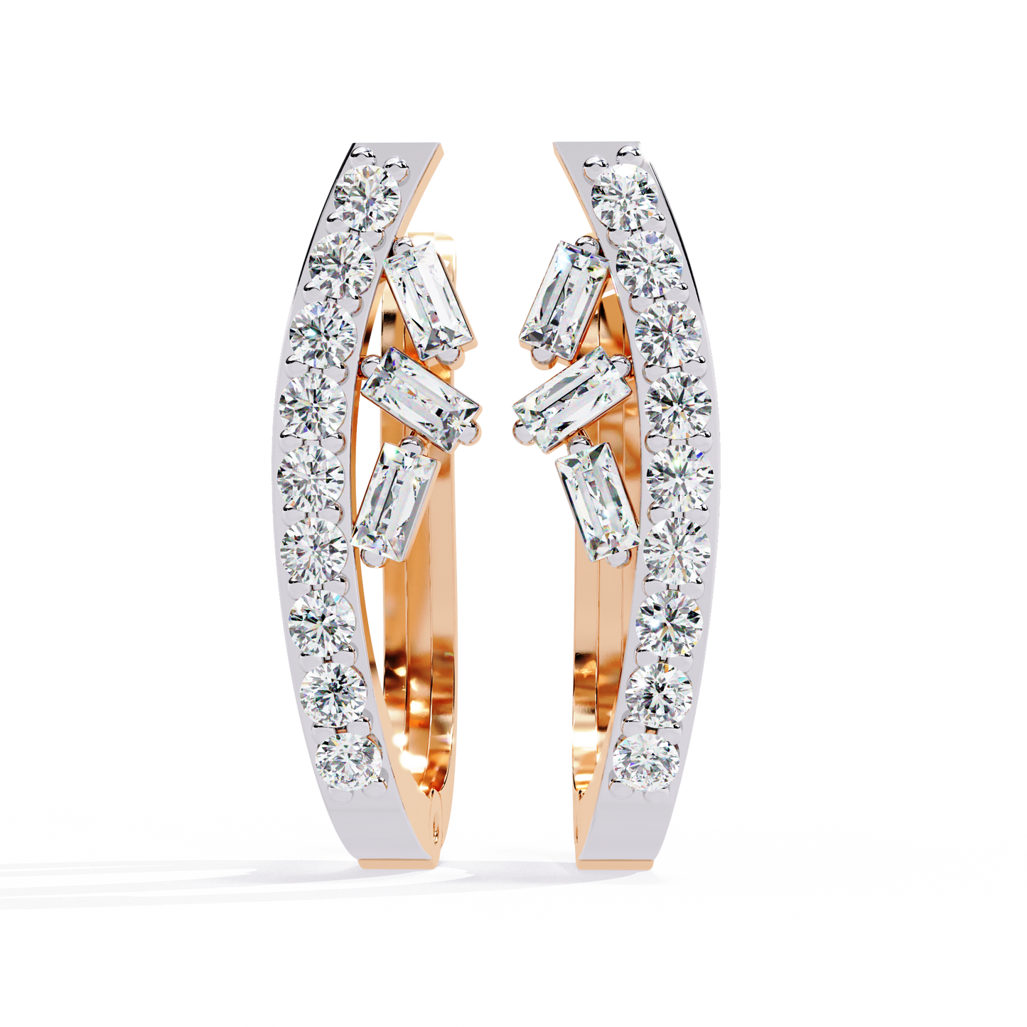 Aurielle Diamond Hoop Earrings