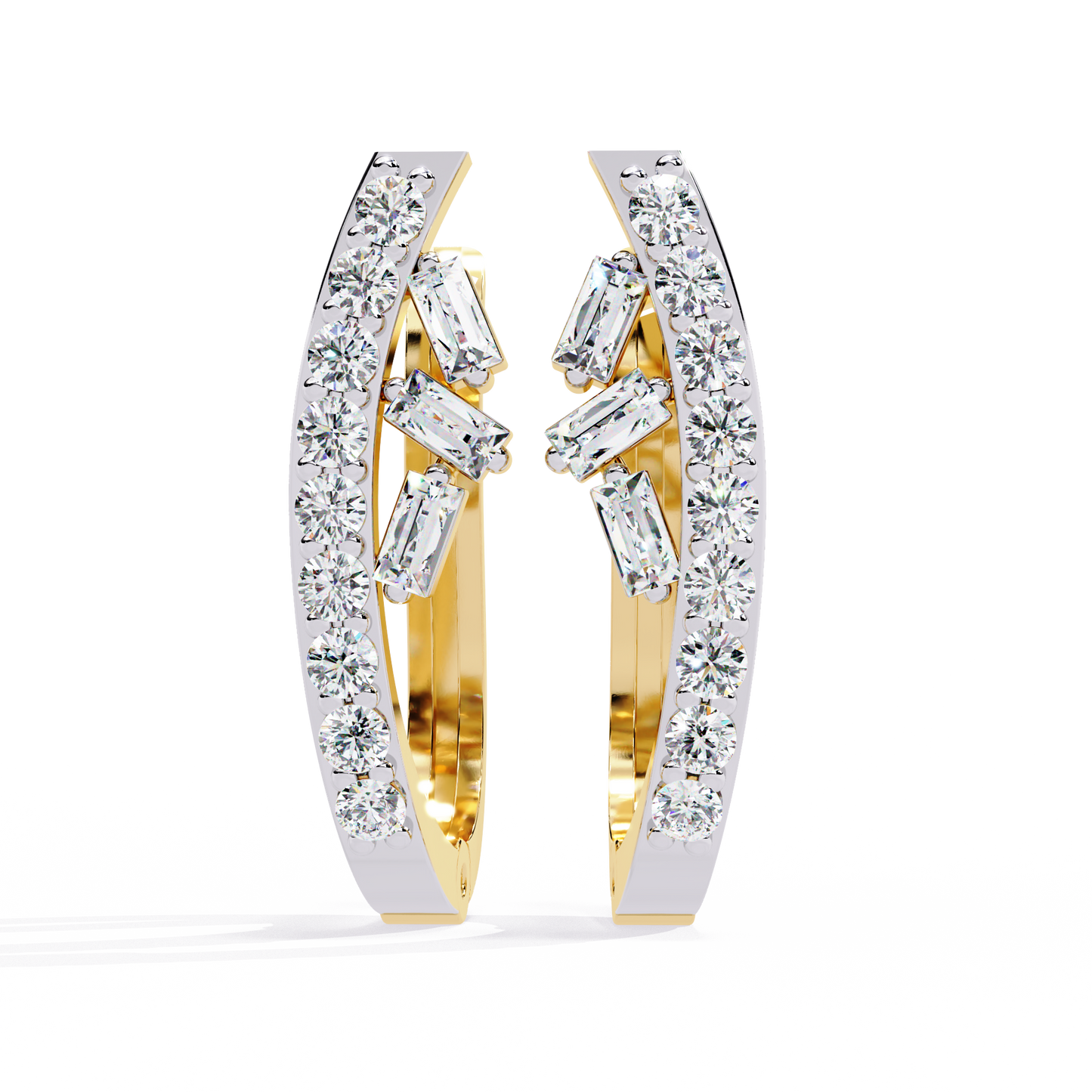 Aurielle Diamond Hoop Earrings