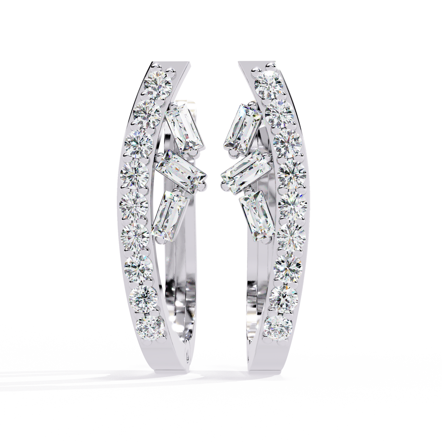 Aurielle Diamond Hoop Earrings