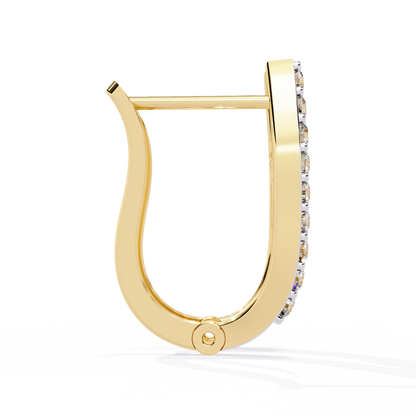 Aurielle Diamond Hoop Earrings