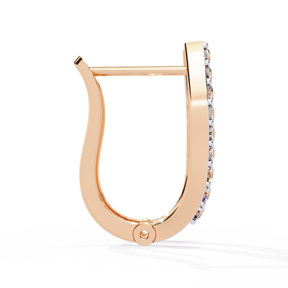 Aurielle Diamond Hoop Earrings