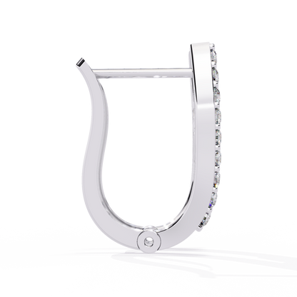 Aurielle Diamond Hoop Earrings