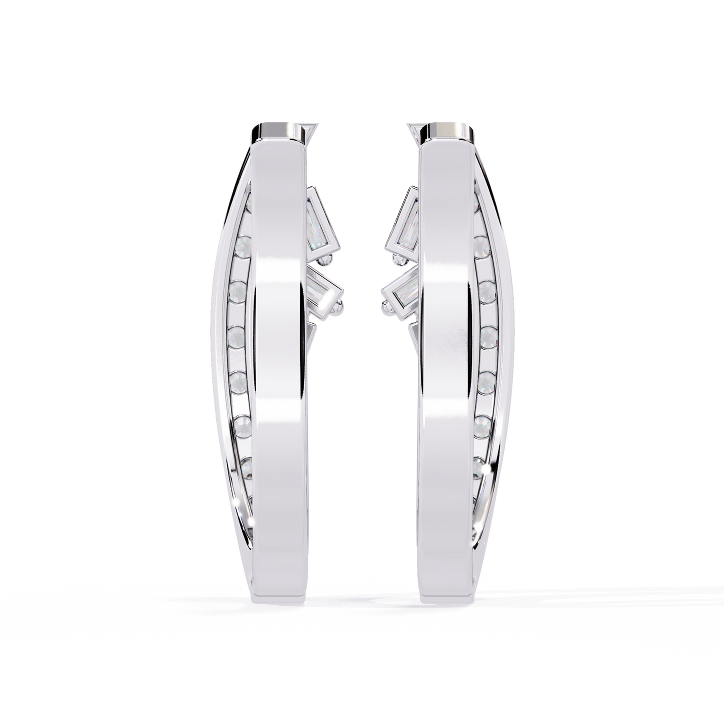 Aurielle Diamond Hoop Earrings