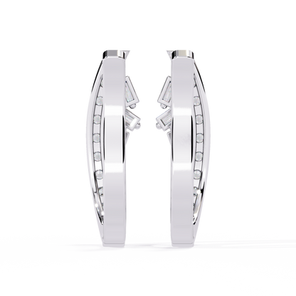 Aurielle Diamond Hoop Earrings