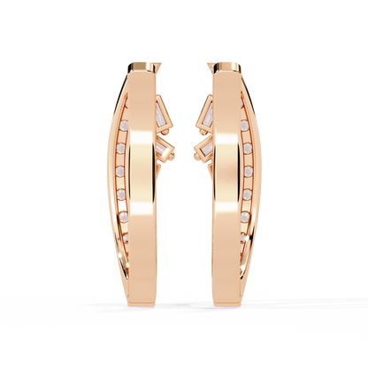 Aurielle Diamond Hoop Earrings