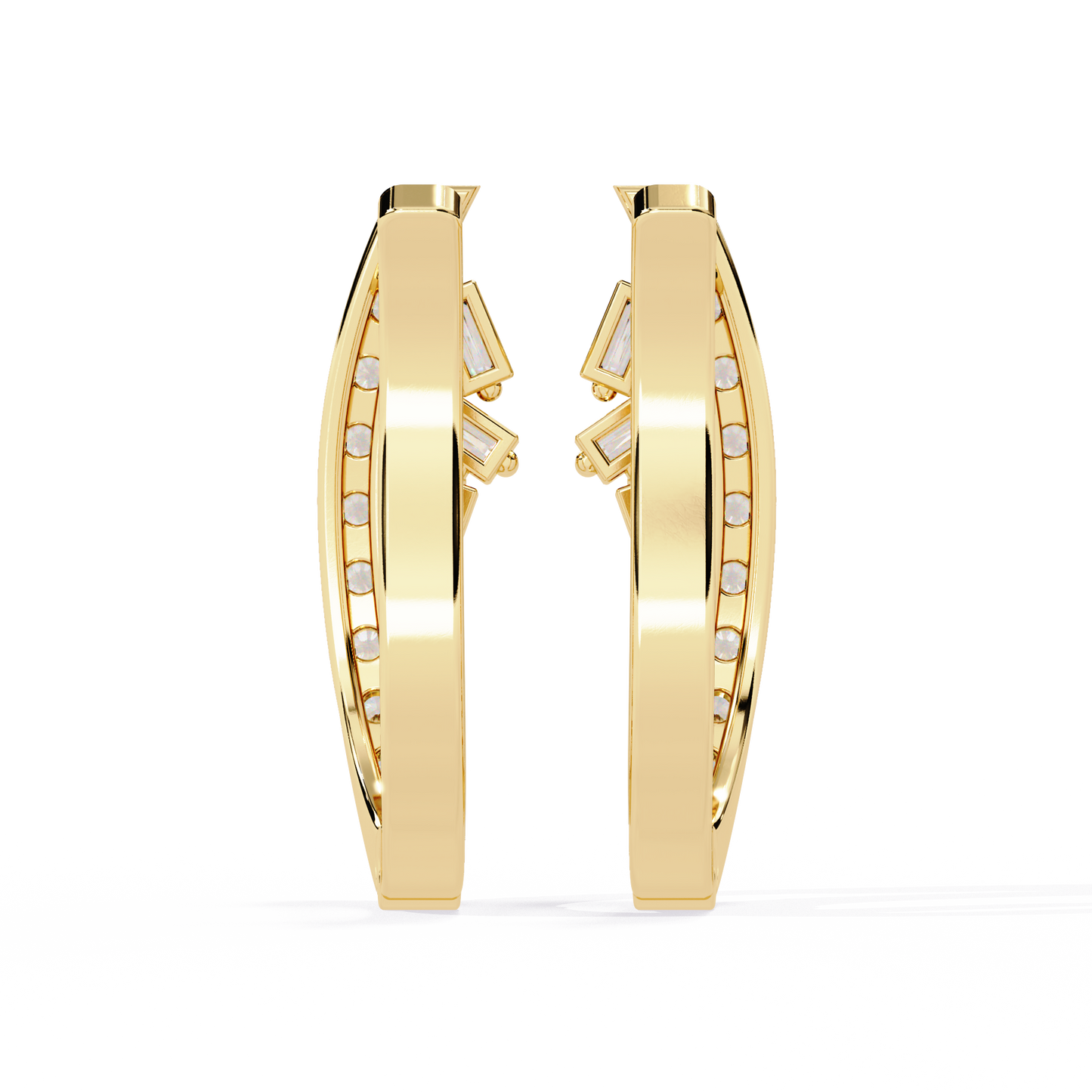 Aurielle Diamond Hoop Earrings
