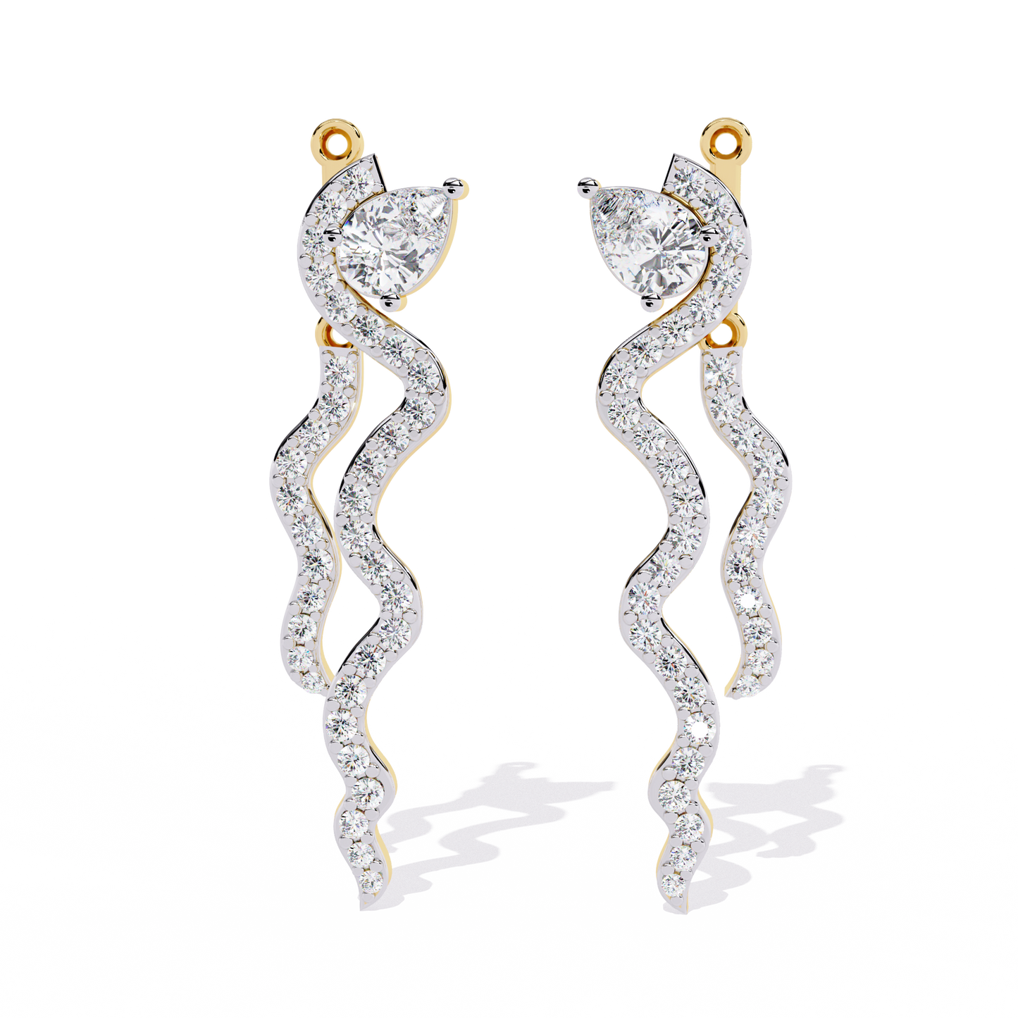 Serpentine Grace Drop Earrings
