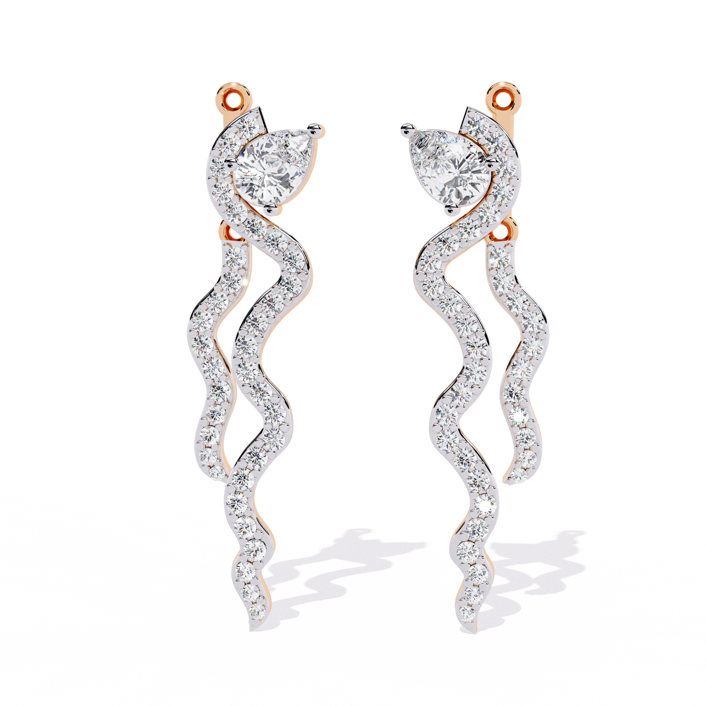 Serpentine Grace Drop Earrings