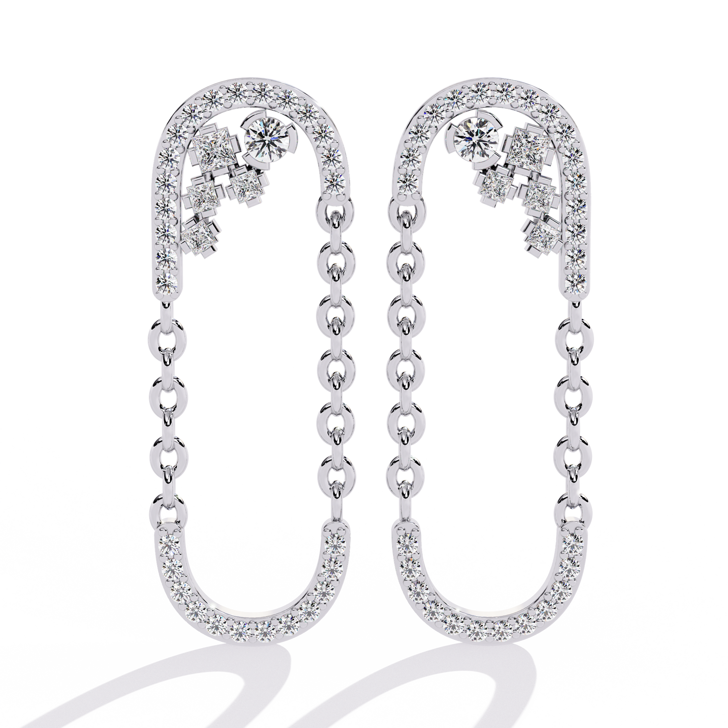 Celestia Link Drop Earrings