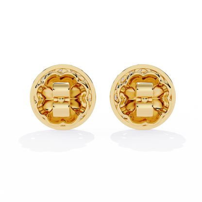 Aurelia Halo Stud Earrings