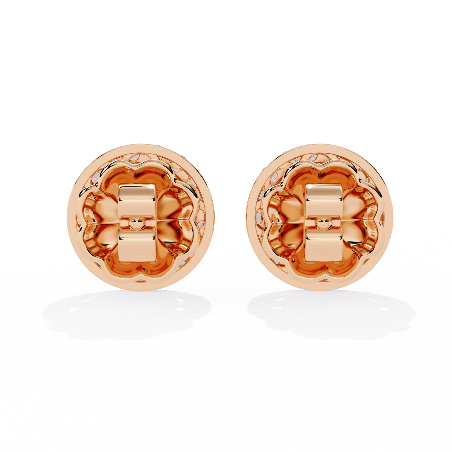 Aurelia Halo Stud Earrings