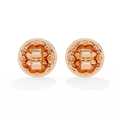 Aurelia Halo Stud Earrings