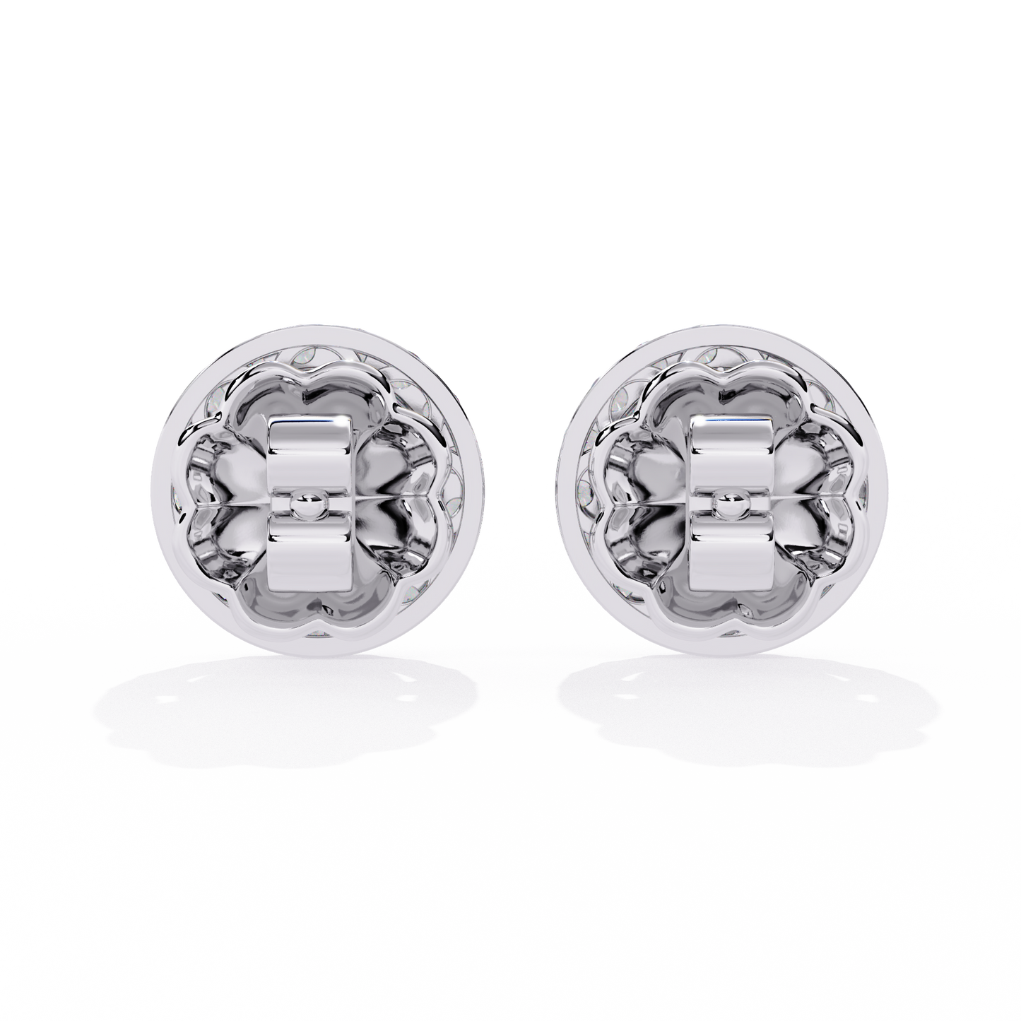 Aurelia Halo Stud Earrings