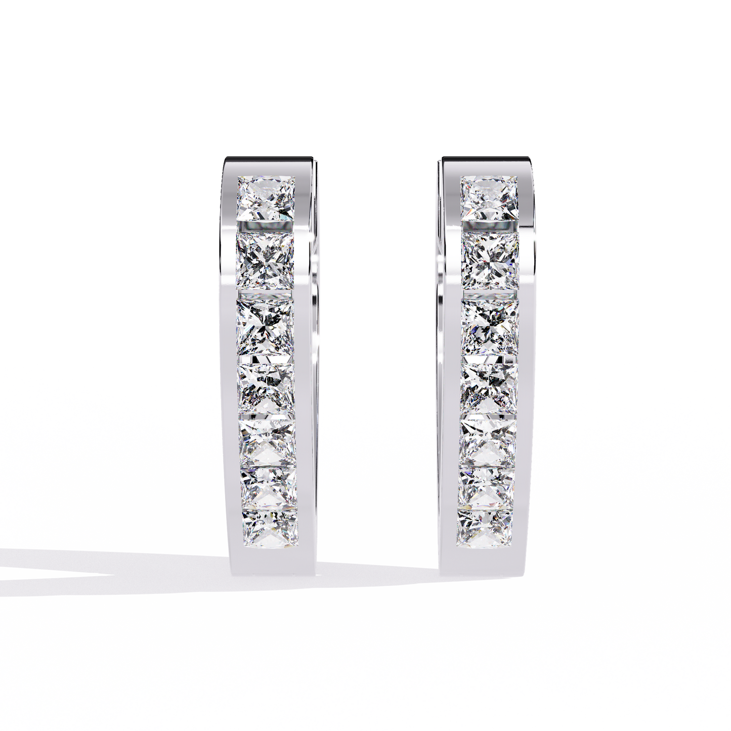 Zeromakin Amora Heart Hoop Earrings