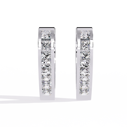 Zeromakin Amora Heart Hoop Earrings
