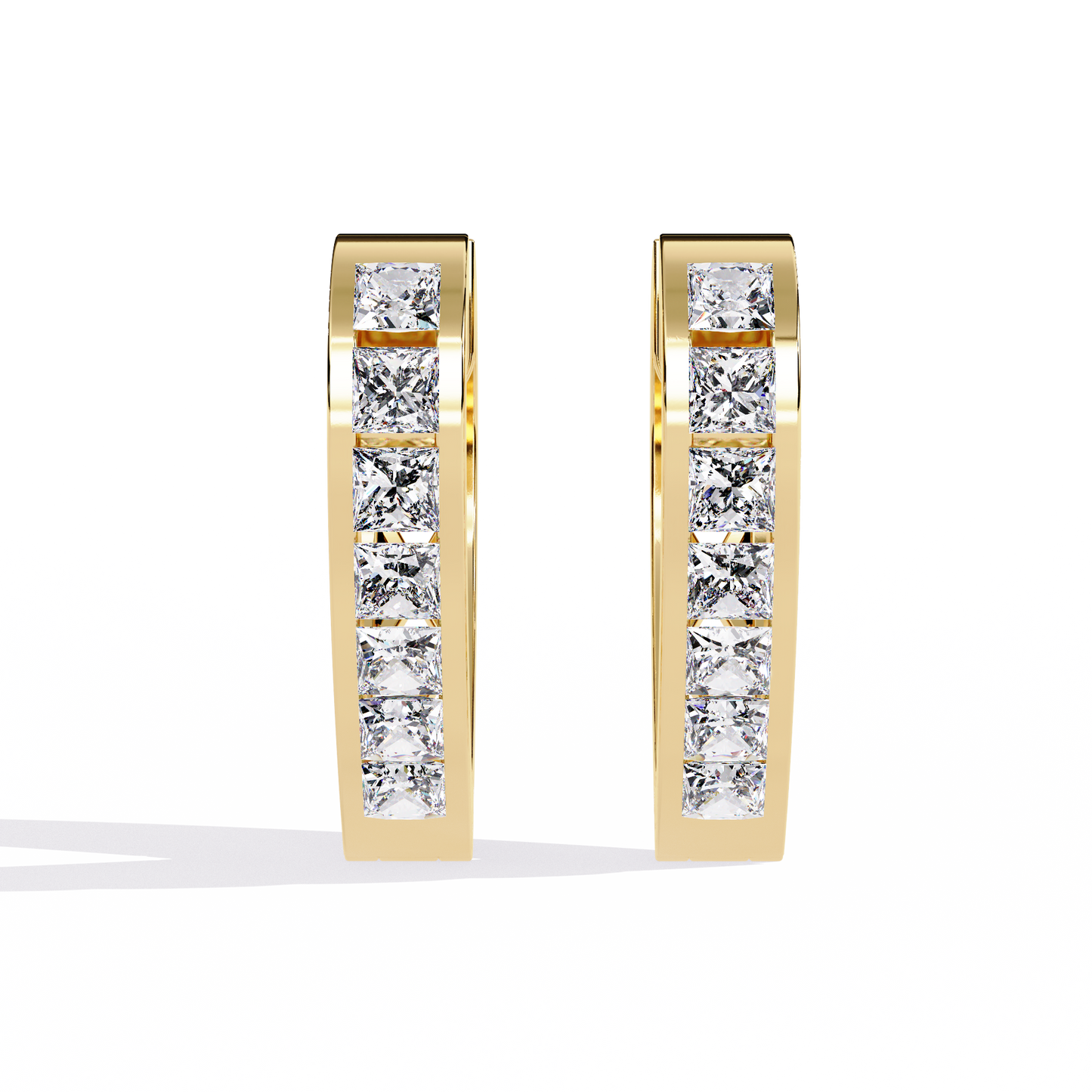 Zeromakin Amora Heart Hoop Earrings