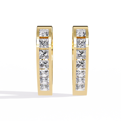 Zeromakin Amora Heart Hoop Earrings