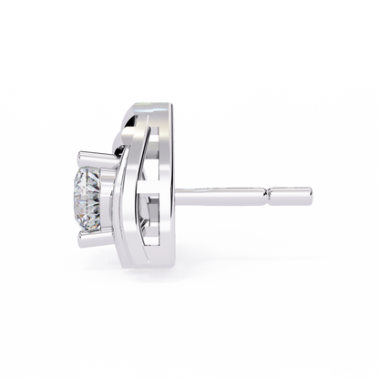 Trinity Radiant Stud Earrings
