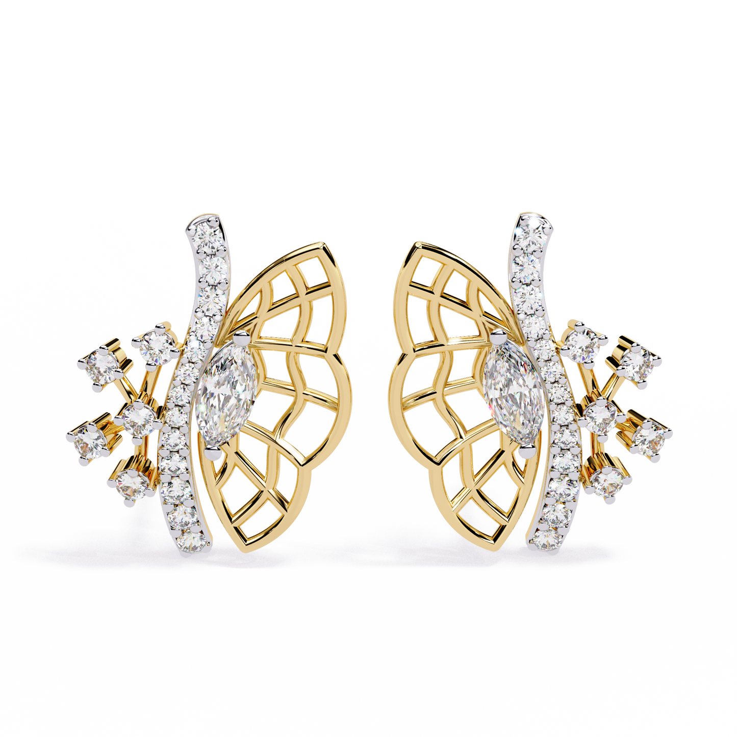 Enchanted Butterfly Bloom Earrings