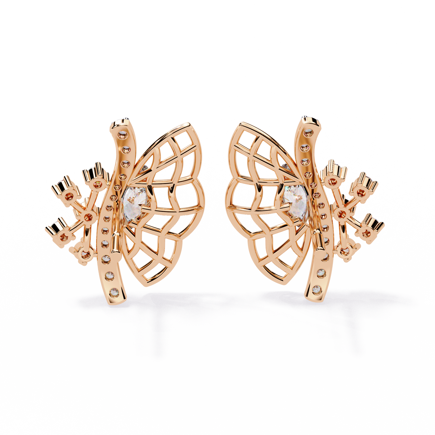 Enchanted Butterfly Bloom Earrings