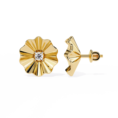 Lunaria Bloom Diamond Earrings