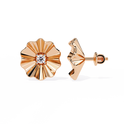 Lunaria Bloom Diamond Earrings