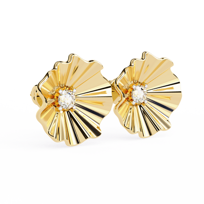 Lunaria Bloom Diamond Earrings