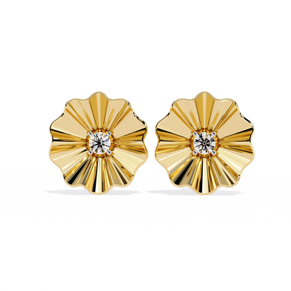 Lunaria Bloom Diamond Earrings